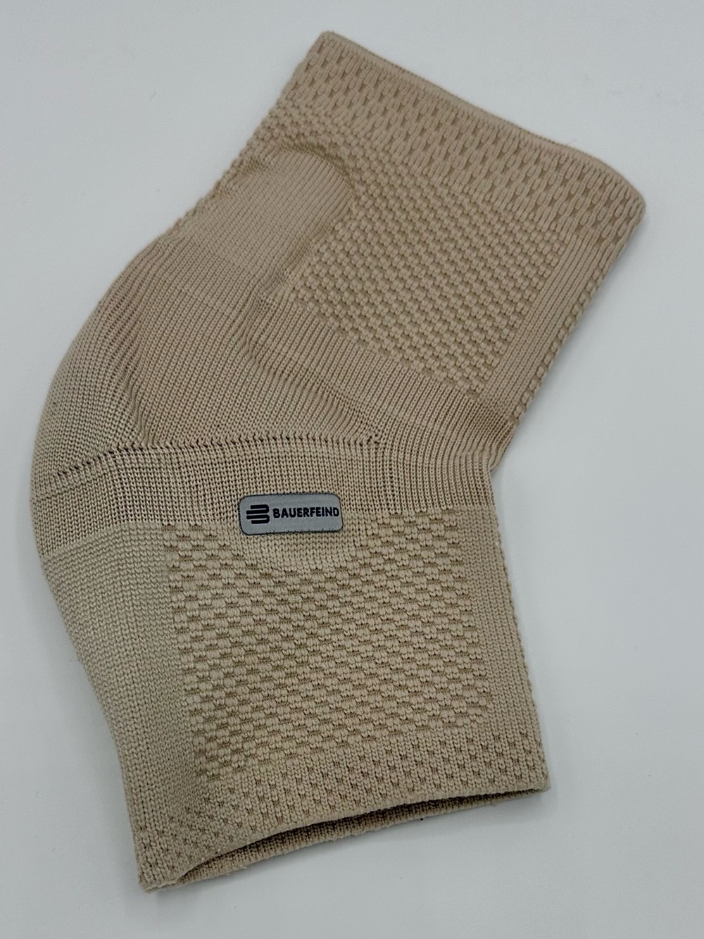 Beige Compression Knee Sleeve